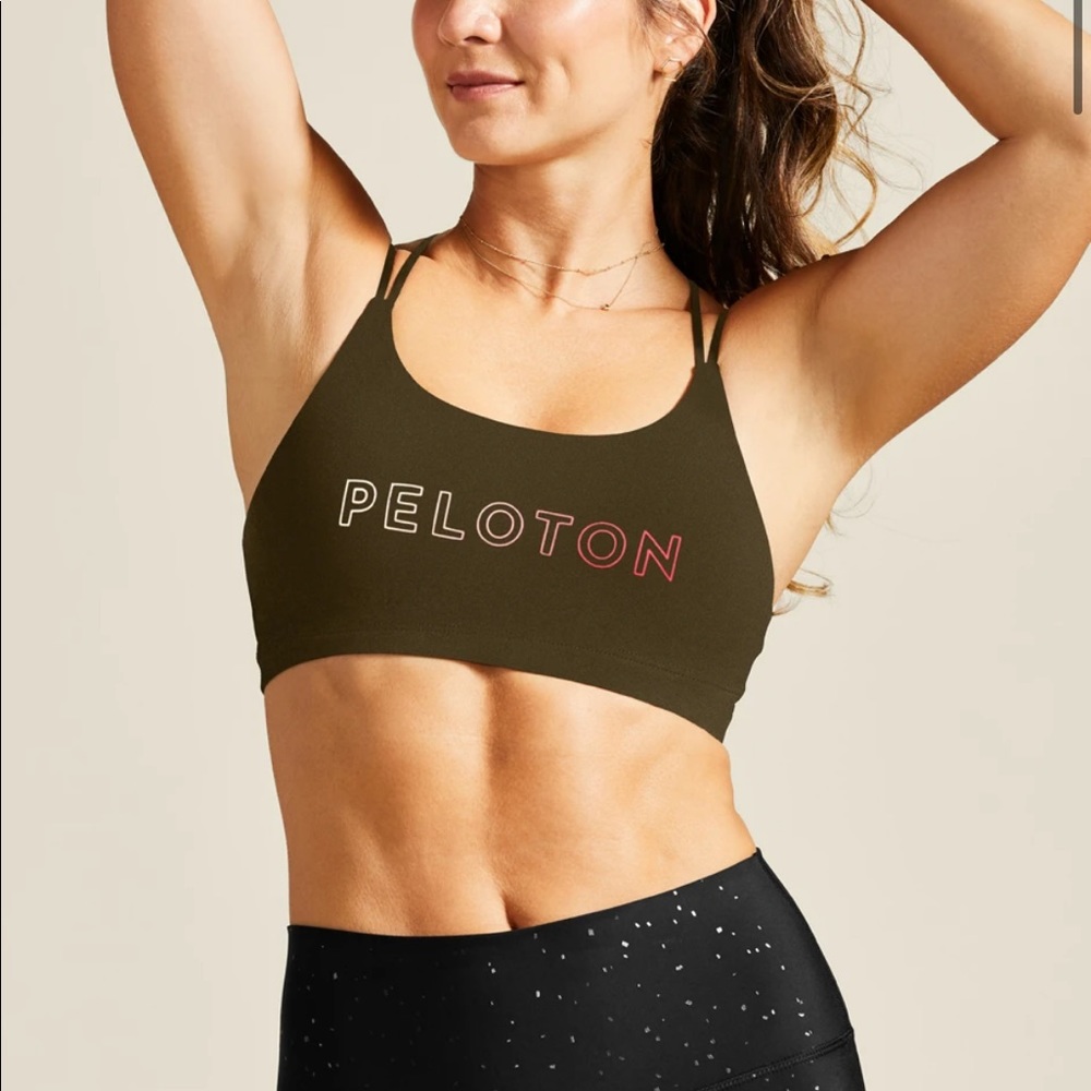 Nwt peloton speed up bra olive